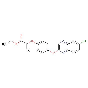 Quizalofop-p-ethyl structure