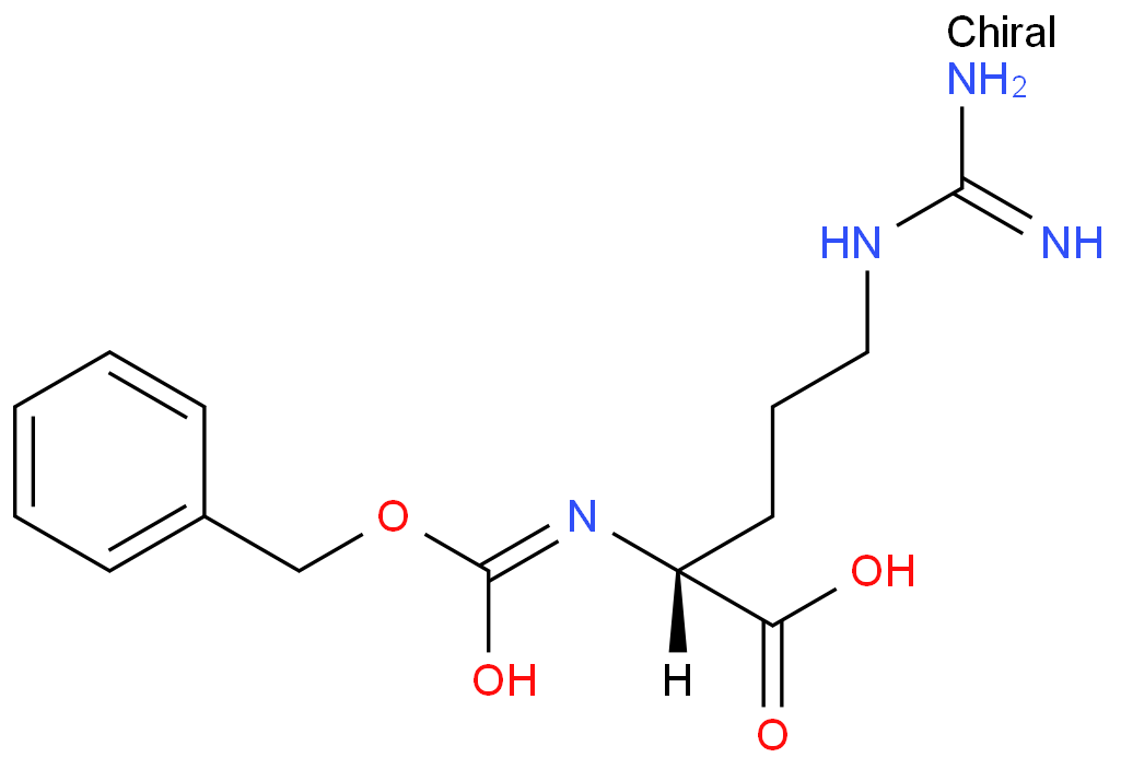 N-α-羰基苯氧基-D-精氨酸化学结构式