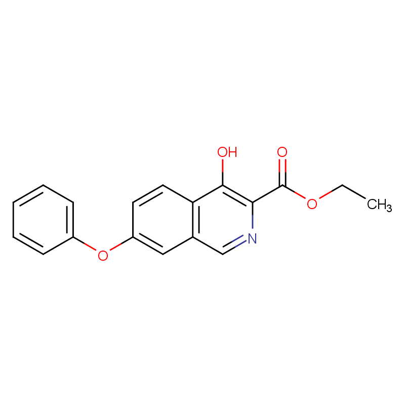 4-羟基-7-苯氧基异喹啉-3-甲酸乙酯 CAS号:808116-52-1科研及生产专用 高校及研究所支持货到付款
