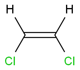 顺-1,2-二氯乙烯化学结构式