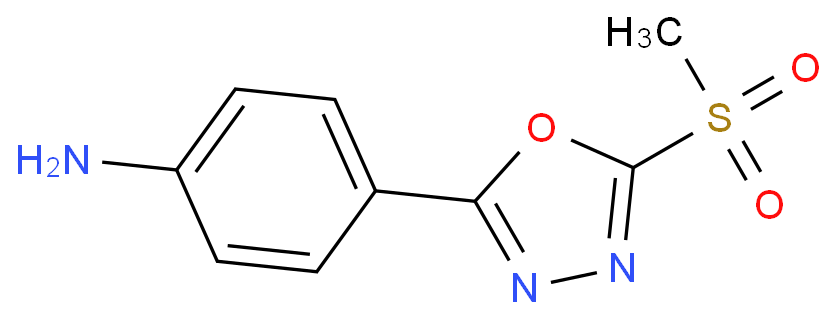 4-(5-(甲基磺酰基)-1,3,4-恶二唑-2-基)苯胺CAS号1858267-88-5;专业试剂/现货供应