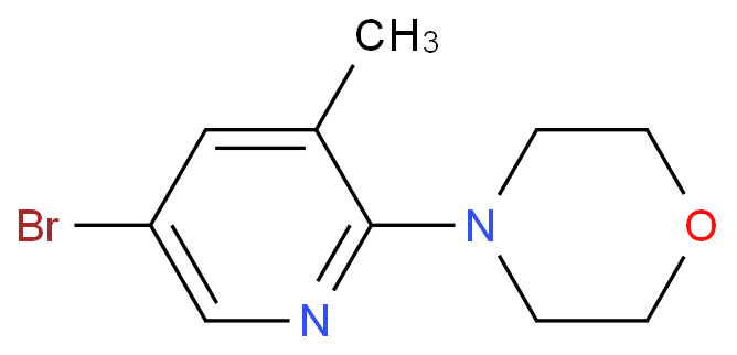5-BROMO-3-METHYL-2-(MORPHOLINO)PYRIDINE