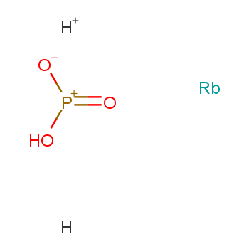 磷酸二氢铷化学结构式