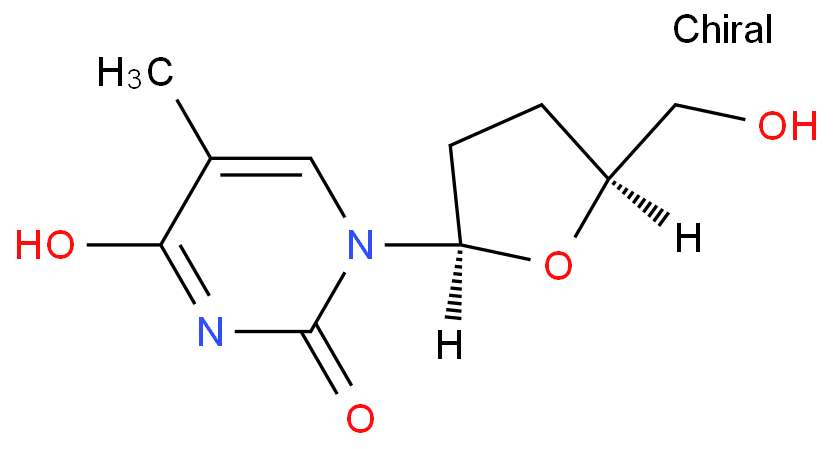 1-[(2R,5S)-5-(hydroxymethyl)oxolan-2-yl]-5-methylpyrimidine-2,4-dione
