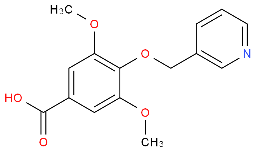 3,5-dimethoxy-4-(pyridin-3-ylmethoxy)benzoic acid