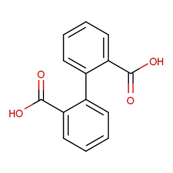 2,2'-联苯二甲酸化学结构式