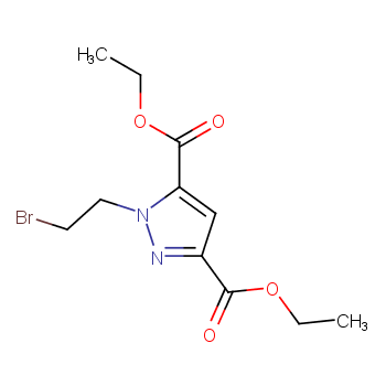 DIETHYL 1-(2-BROMO-ETHYL)-1H-PYRAZOLE-3,5-DICARBOXYLIC ACID