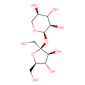 棉子糖化学结构式