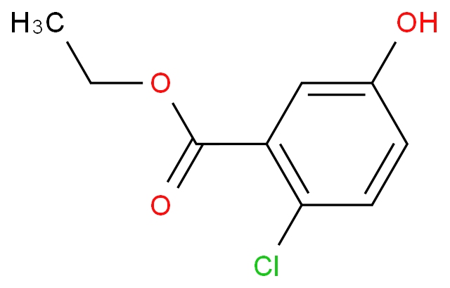 BENZOIC ACID, 2-CHLORO-5-HYDROXY-, ETHYL ESTER