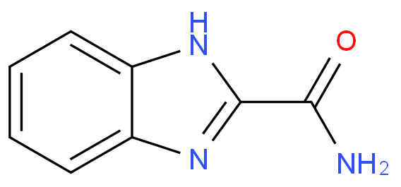1H-苯并咪唑-2-甲酰胺化学结构式