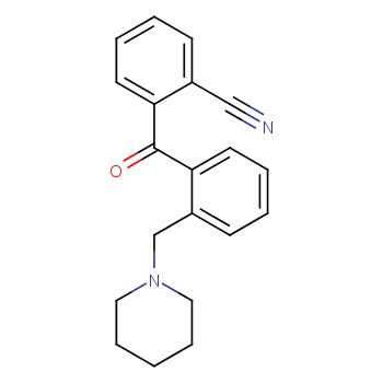 2-CYANO-2'-PIPERIDINOMETHYL BENZOPHENONE