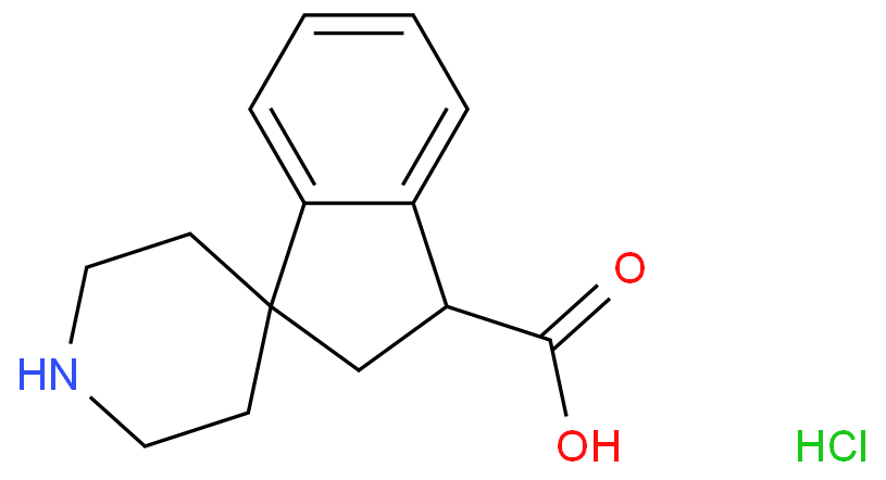 spiro[1,2-dihydroindene-3,4\'-piperidine]-1-carboxylic acid,hydrochloride