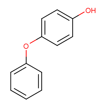 4-苯氧基苯酚化学结构式