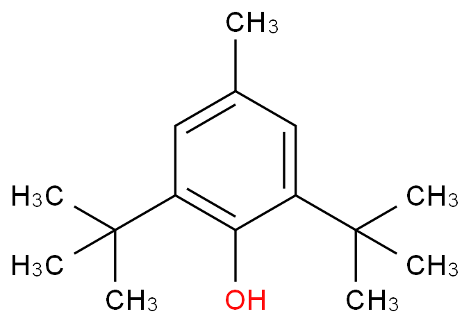 二丁基羟基甲苯化学结构式