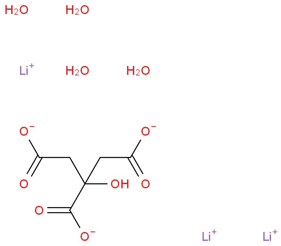 Citric acid, trilithium salt tetrahydrate