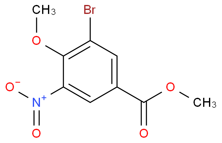 3-溴-4-甲氧基-5-硝基苯甲酸甲酯CAS号40258-73-9； （现货优势供应/质量保证）
