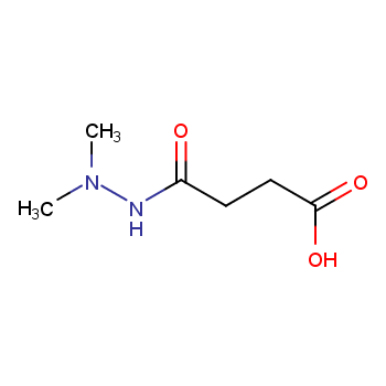 丁酰肼化学结构式