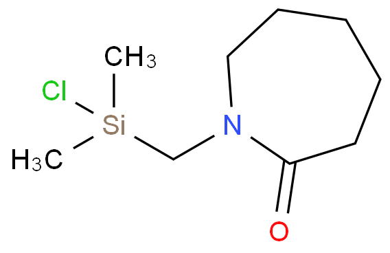 2H-Azepin-2-one, 1-[(chlorodimethylsilyl)methyl]hexahydro-