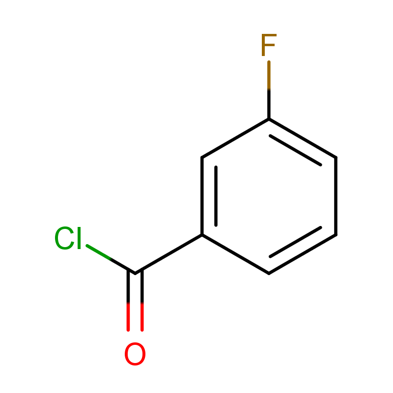 间氟苯甲酰氯化学结构式