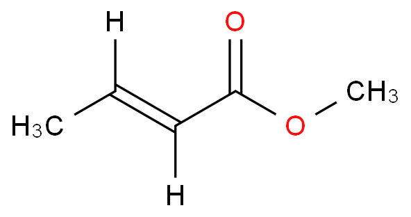 巴豆酸甲酯化学结构式