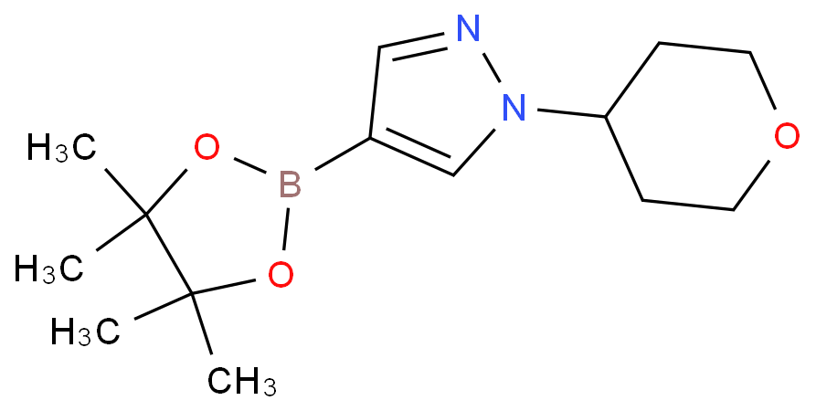 1-(四氢-2H-吡喃-4-基)-4-(4,4,5,5-四甲基-1,3,2-二氧杂环戊硼烷-2-基)-1H-吡唑