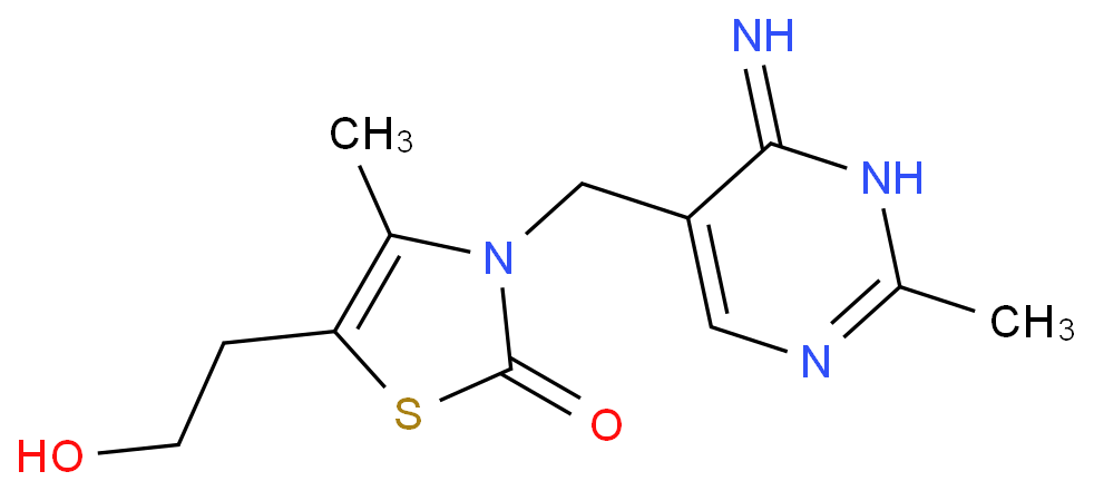 3-[(4-amino-2-methylpyrimidin-5-yl)methyl]-5-(2-hydroxyethyl)-4-methylthiazol-2(3H)-one
