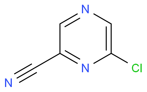 6-氰基-2-氯吡嗪化学结构式