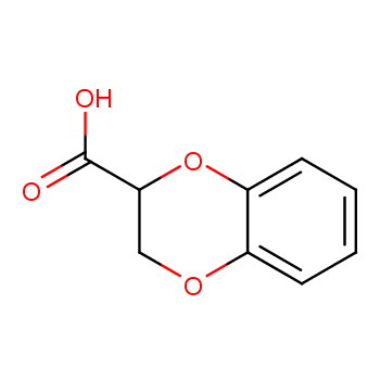 1,4-苯并二烷-2-羧酸化学结构式