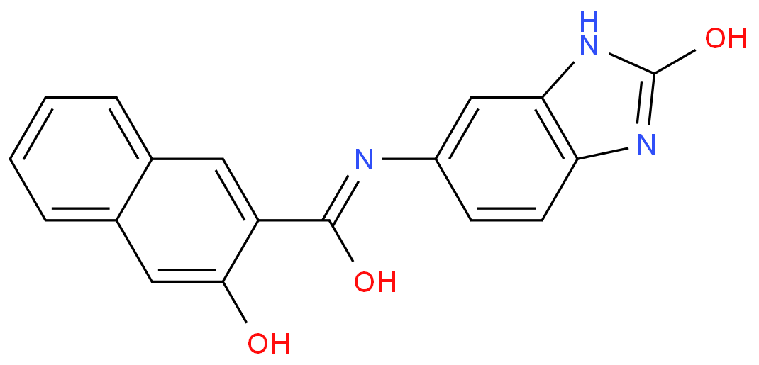 N-(2,3-Dihydro-2-oxo-1H-benzimidazol-5-yl)-3-hydroxy-2-naphthalenecarboxamide  
