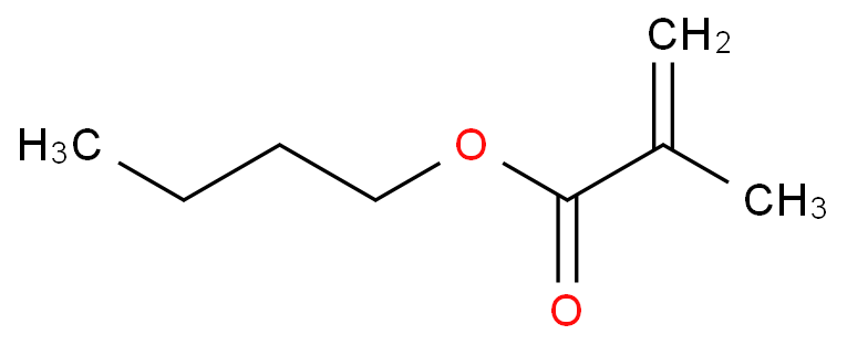 2-甲基-2-丙烯酸丁酯单聚物化学结构式