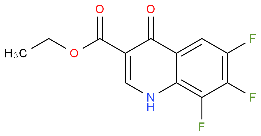 Ethyl 6,7,8-trifluoro-1,4-dihydro-4-oxoquinoline  