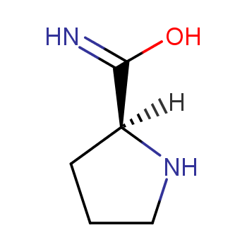 L-脯氨酰胺化学结构式