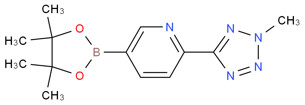 2-(2-Methyl-2H-tetrazol-5-yl)-5-(4,4,5,5-tetraMethyl-1,3,2-dioxaborolan-2-yl)pyridine  