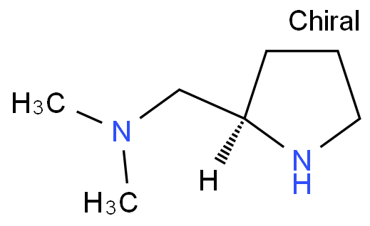 (R)-2-(二甲氨基甲基)吡咯烷盐酸盐化学结构式