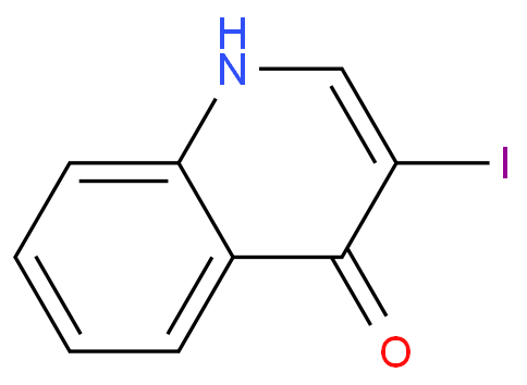 4-羟基-3-碘喹啉化学结构式