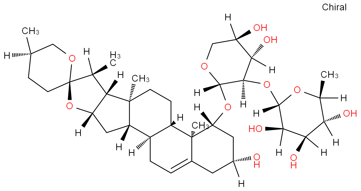 25(S)-Ruscogenin 1-O-α-L-rhamnopyranosyl-(1→2)-β-D-xylopyranoside