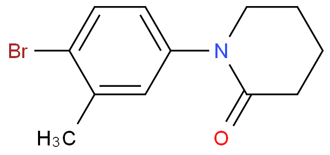 1-(4-BROMO-3-METHYL-PHENYL)-PIPERIDIN-2-ONE