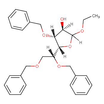 三苄糖苷化学结构式