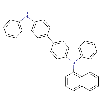 N-(1-萘基)-3,3-双咔唑CAS号2310245-20-4；光电材料优势供应
