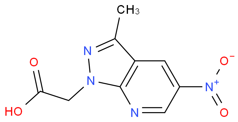 (3-Methyl-5-nitro-1H-pyrazolo[3,4-b]pyridin-1-yl)acetic acid