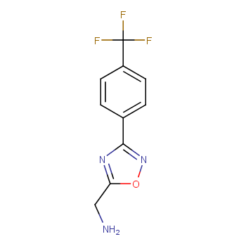 [3-[4-(Trifluoromethyl)phenyl]-1,2,4-oxadiazol-5-yl]methanamine