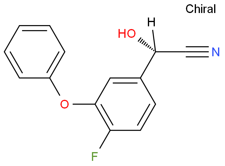 (alphaS)-4-氟-alpha-羟基-3-苯氧基-苯乙腈