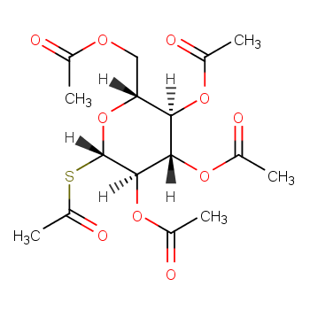1-thio-beta-D-glucose pentaacetate
