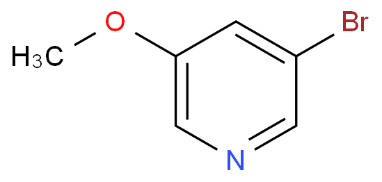 3-溴-5-甲氧基吡啶化学结构式