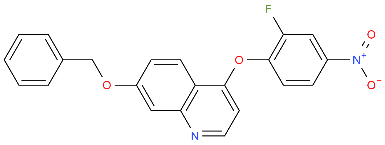 7-(benzyloxy)-4-(2-fluoro-4-nitrophenoxy)quinoline  