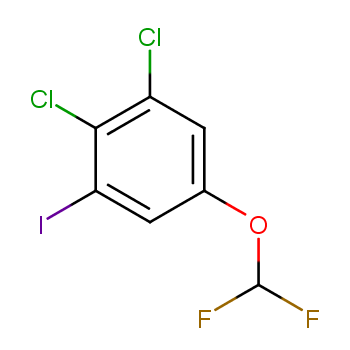 1,2-Dichloro-5-difluoromethoxy-3-iodobenzene