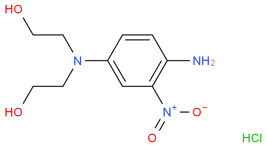 2-[4-amino-N-(2-hydroxyethyl)-3-nitroanilino]ethanol;hydrochloride