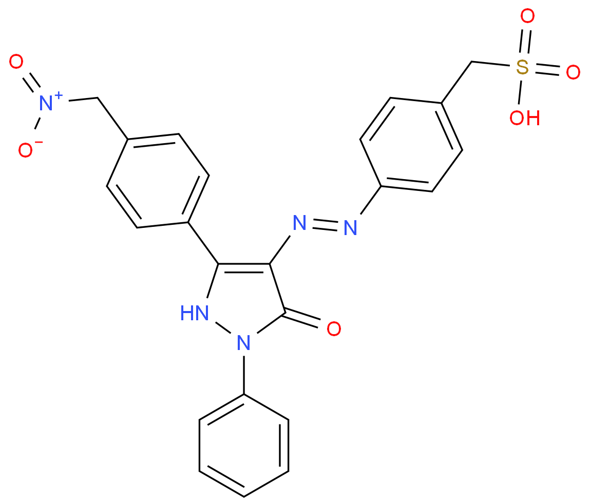 4-(2-(3-(4-硝基苯基)-5-氧代-1-苯基-1H-吡唑-4(5H)-亚基)肼基)苯磺酸/314291-83-3