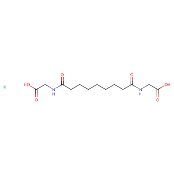 壬二酸氨基酸钾盐化学结构式