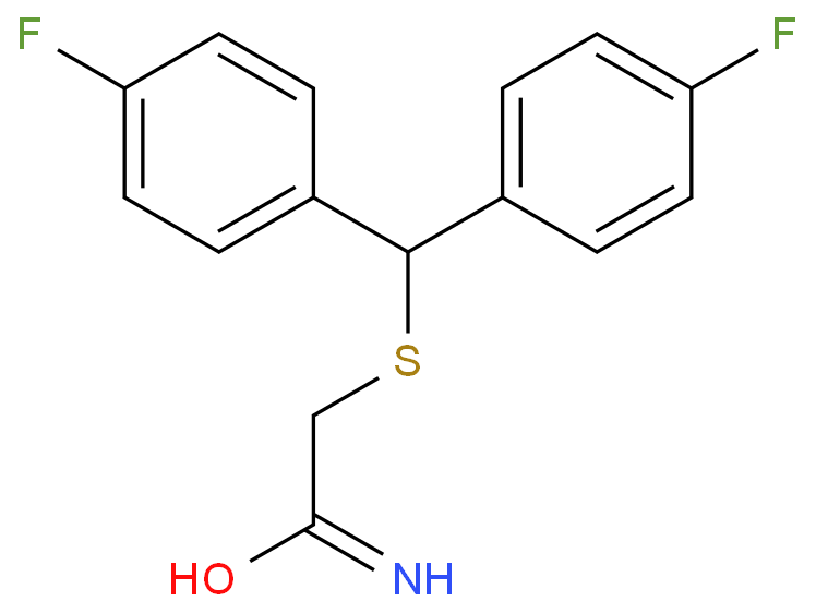 2-((双(4-氟苯基)甲基)硫基)乙酰胺CAS:90280-20-9